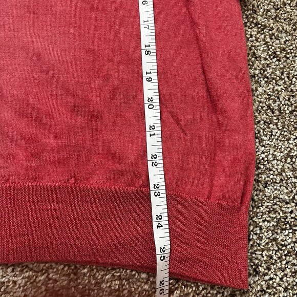 J. Crew Tippi merino wool sweater womens XL Bright Pink classic preppy timeless - Picture 3 of 6